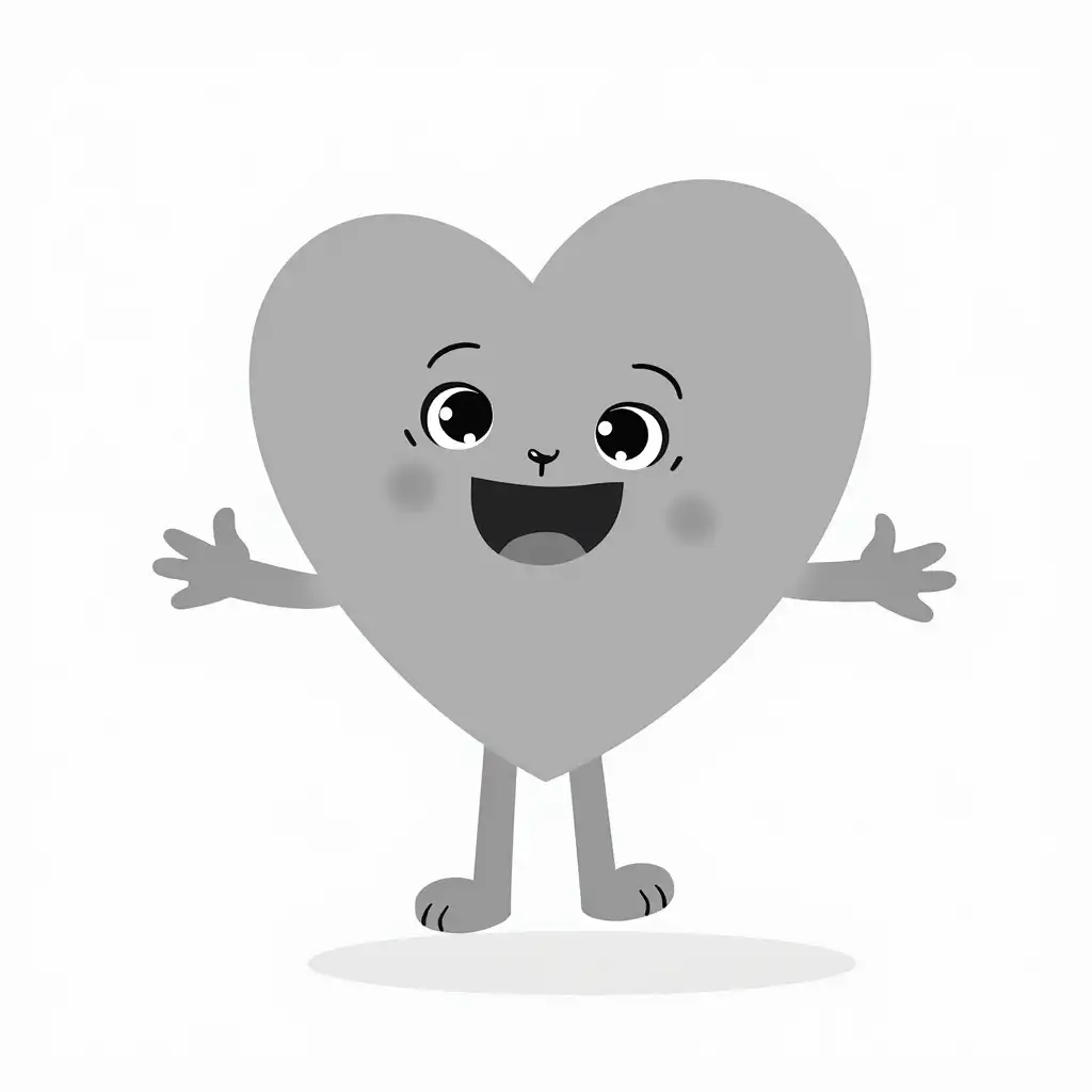 Happy-Black-and-White-Greetings-with-Legs-in-Animated-Vector-Shapes