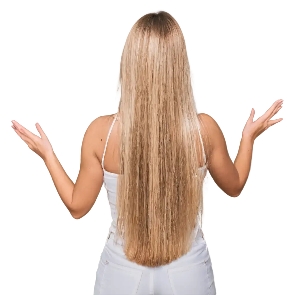 Blonde-Woman-with-Shiny-Hair-in-PNG-Format-Perfect-for-HighQuality-Image-Use