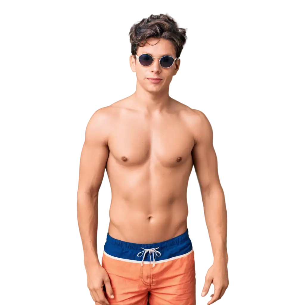 Young-Guy-Swimming-at-the-Beach-HighQuality-PNG-Image-for-Vibrant-Summer-Themes