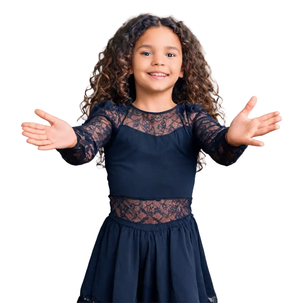 PNG-Image-of-Little-Girl-with-Open-Arms-Capturing-Innocence-and-Joy