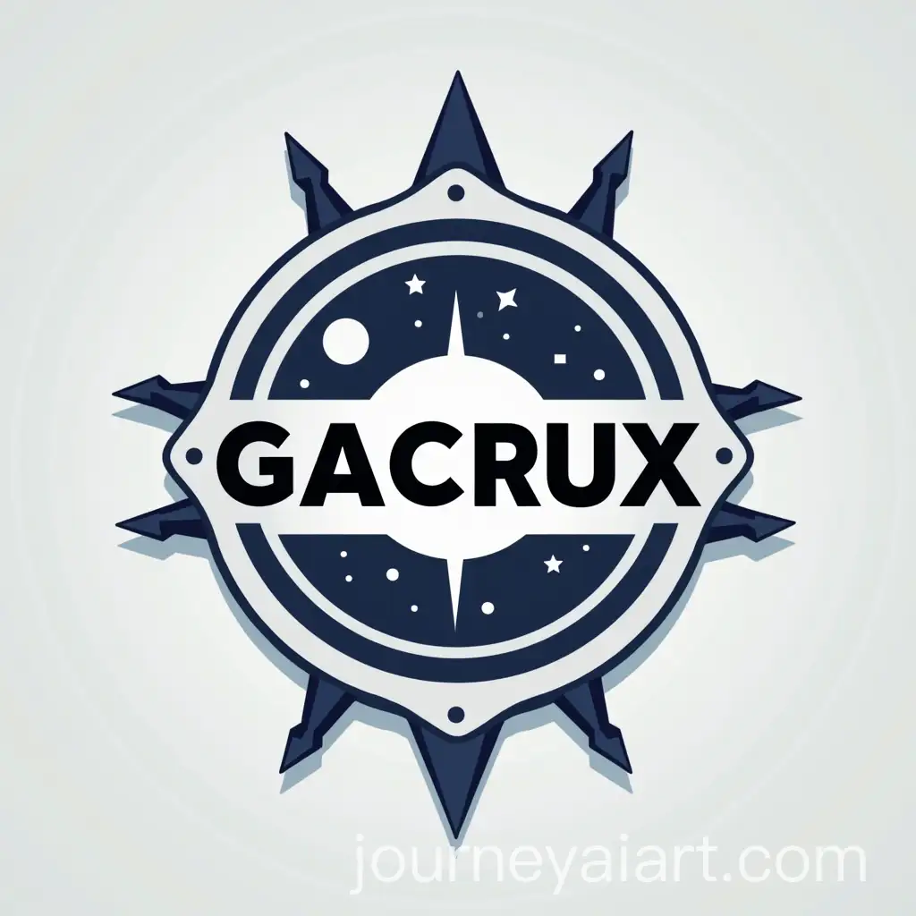 Gacrux-Logo-Design-on-Black-Background-with-Modern-Geometric-Elements