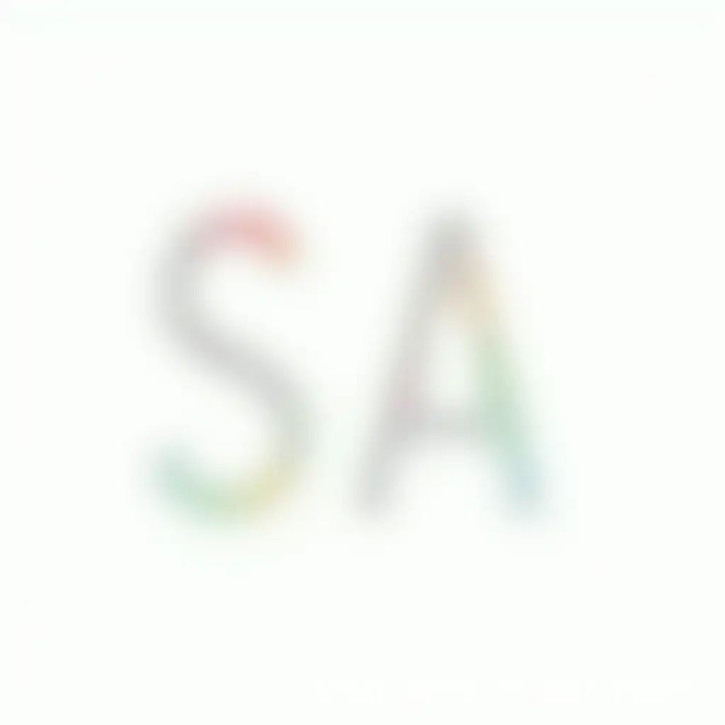 Creative Logo Design Featuring Letters S A Inspired by Google and Shopify Styles