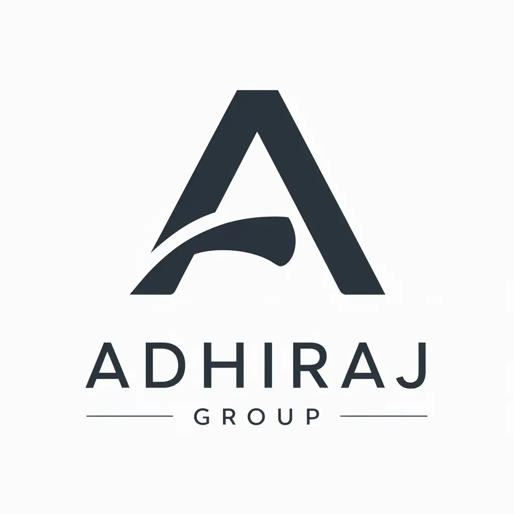 LOGO Design For Adhiraj Group Personality Branding with Clear Background