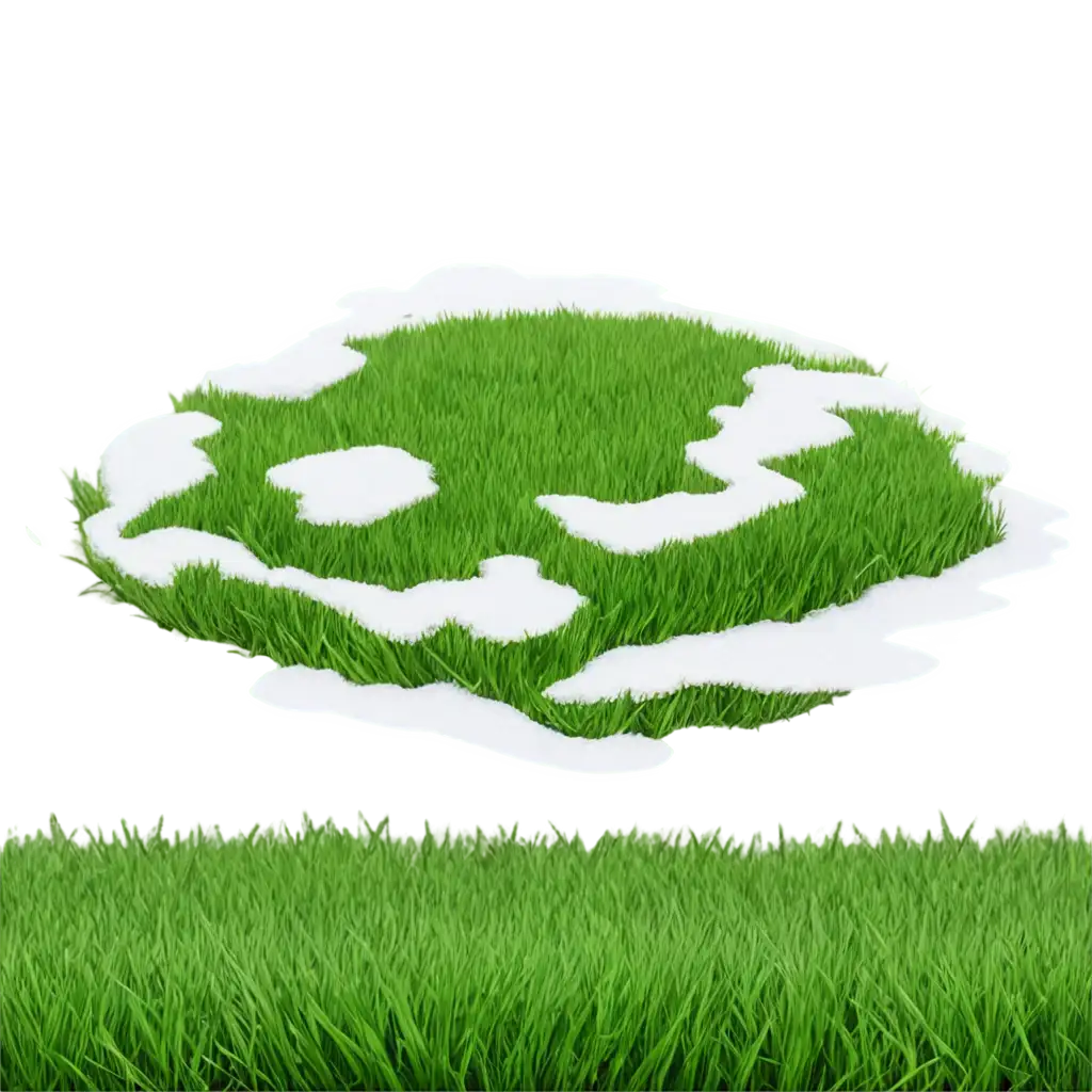 Stunning-Green-Grass-and-Snow-PNG-Image-Captivating-Visuals-for-HighQuality-Presentations