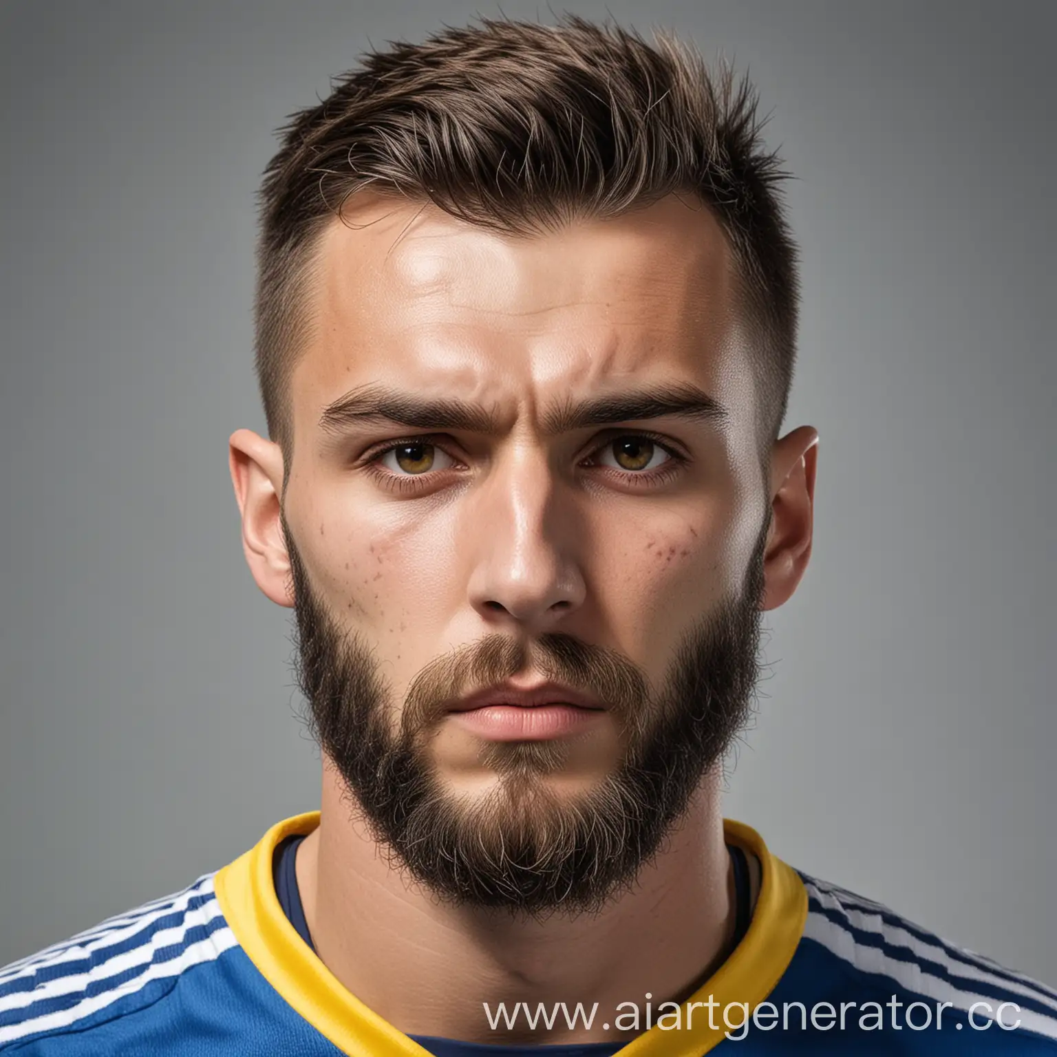 Young-Ukrainian-Footballer-in-Blue-Uniform-with-White-Stripes