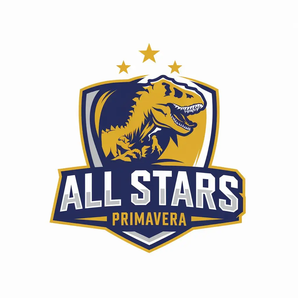 LOGO-Design-for-All-Stars-Primavera-Football-Shield-Dinosaur-and-European-Elements-for-Sports-Fitness-Industry