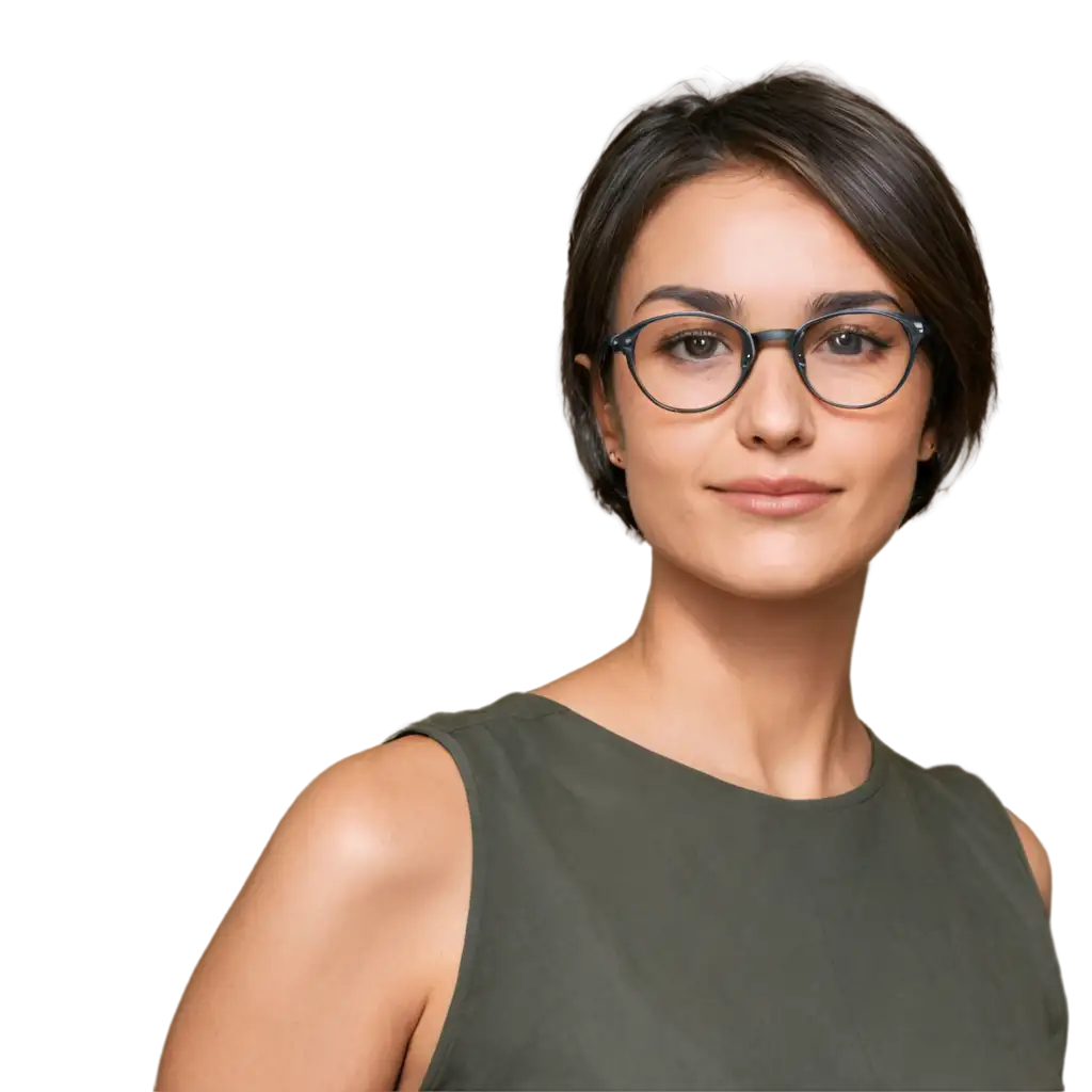 HighQuality-PNG-Image-of-Smart-Woman-with-Bob-Haircut-and-Glasses