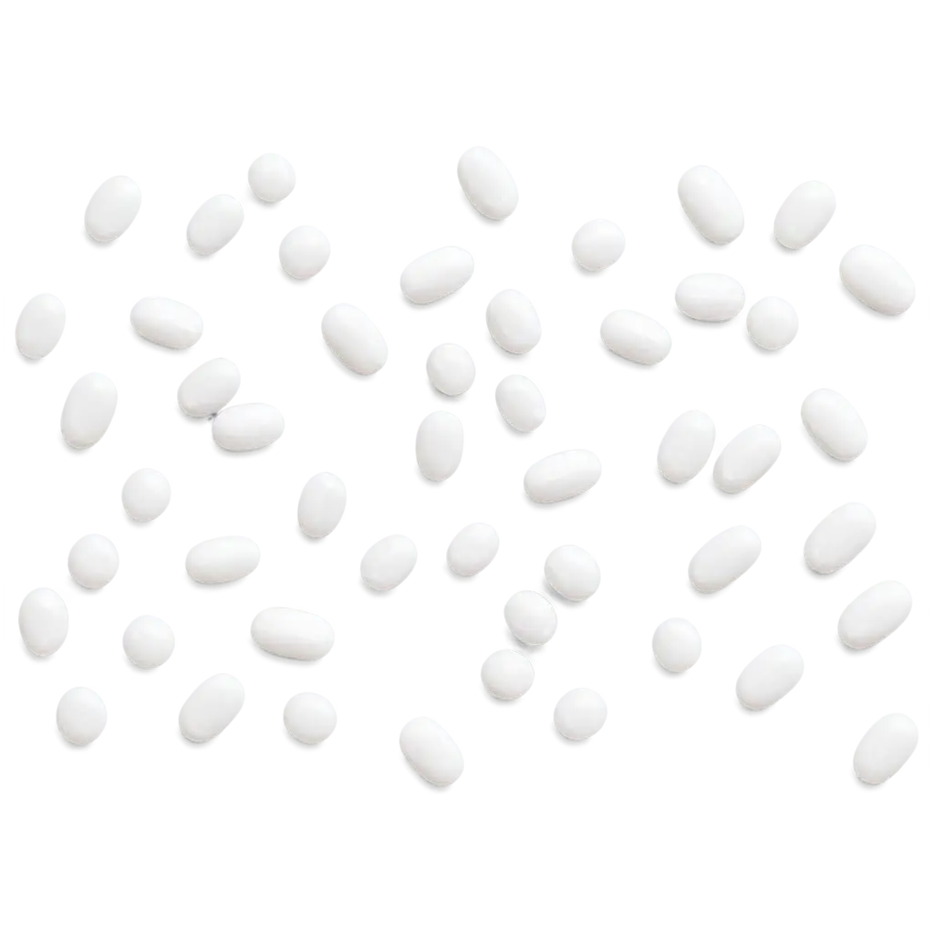 HighQuality-PNG-Image-of-White-Pills-Scattered-Enhance-Visual-Clarity-and-Detail