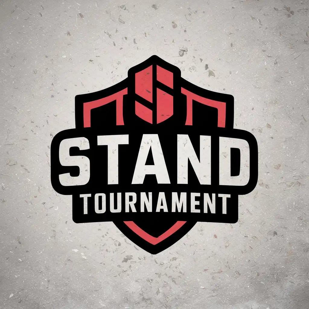 LOGO Design For Stand Tournament Competitive Red Black Symbol for Game Standoff 2