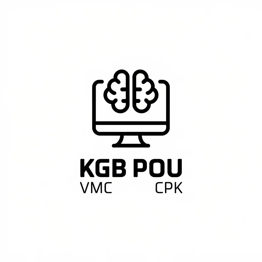 LOGO Design for KGB POU VMC CPK Web Application Teaching Basics of Website Creation for Education Industry