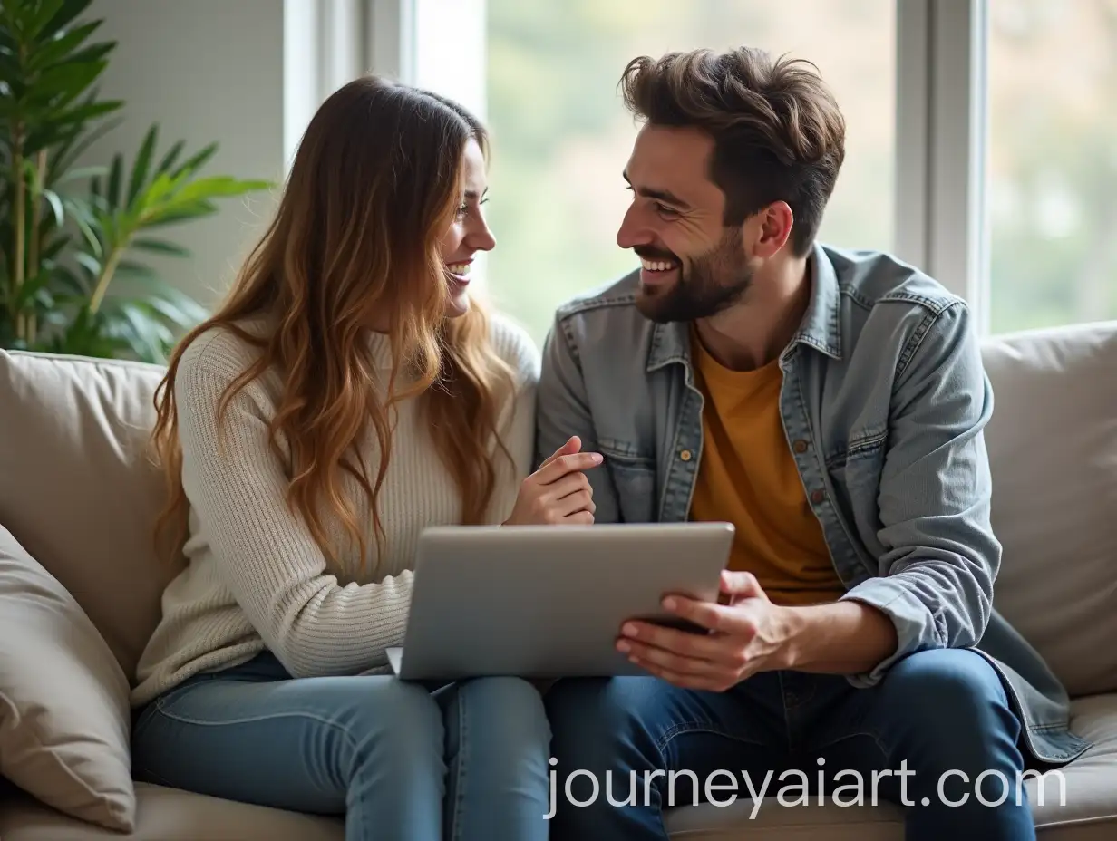 Couple-Arguing-onAI-Image-Prompt-Expansion-Sofa-in-Living-Room-Setting