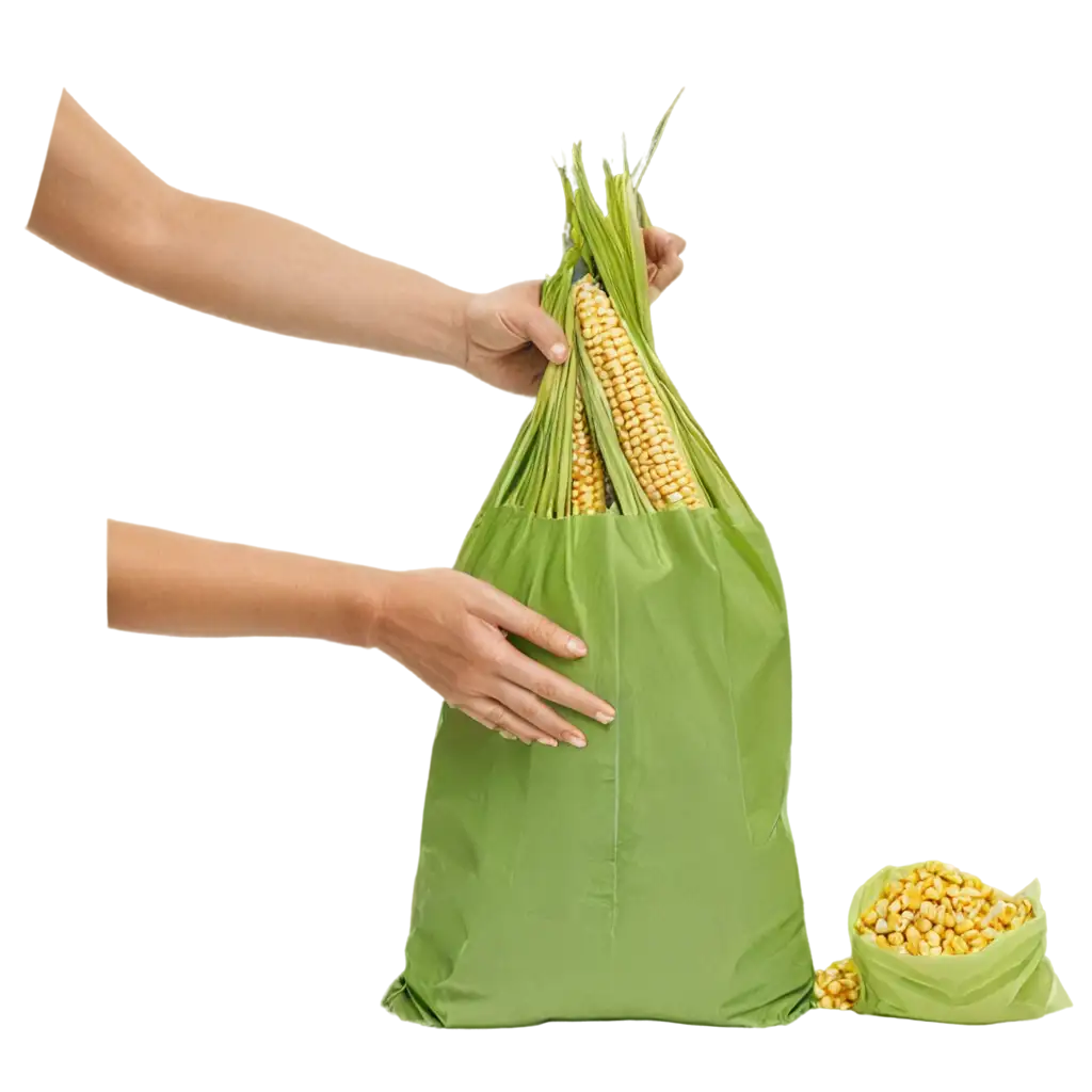 PNG-Image-of-Person-Buying-Corn-for-Animal-Feed-Production-with-Bag-of-Feed