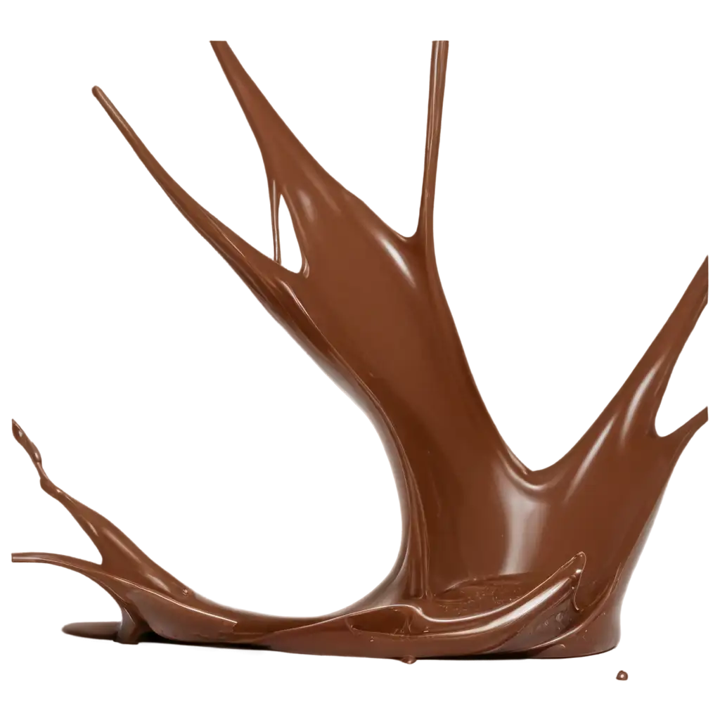 Melted-Chocolate-Splashes-PNG-HighQuality-Transparent-Image-for-Creative-Projects