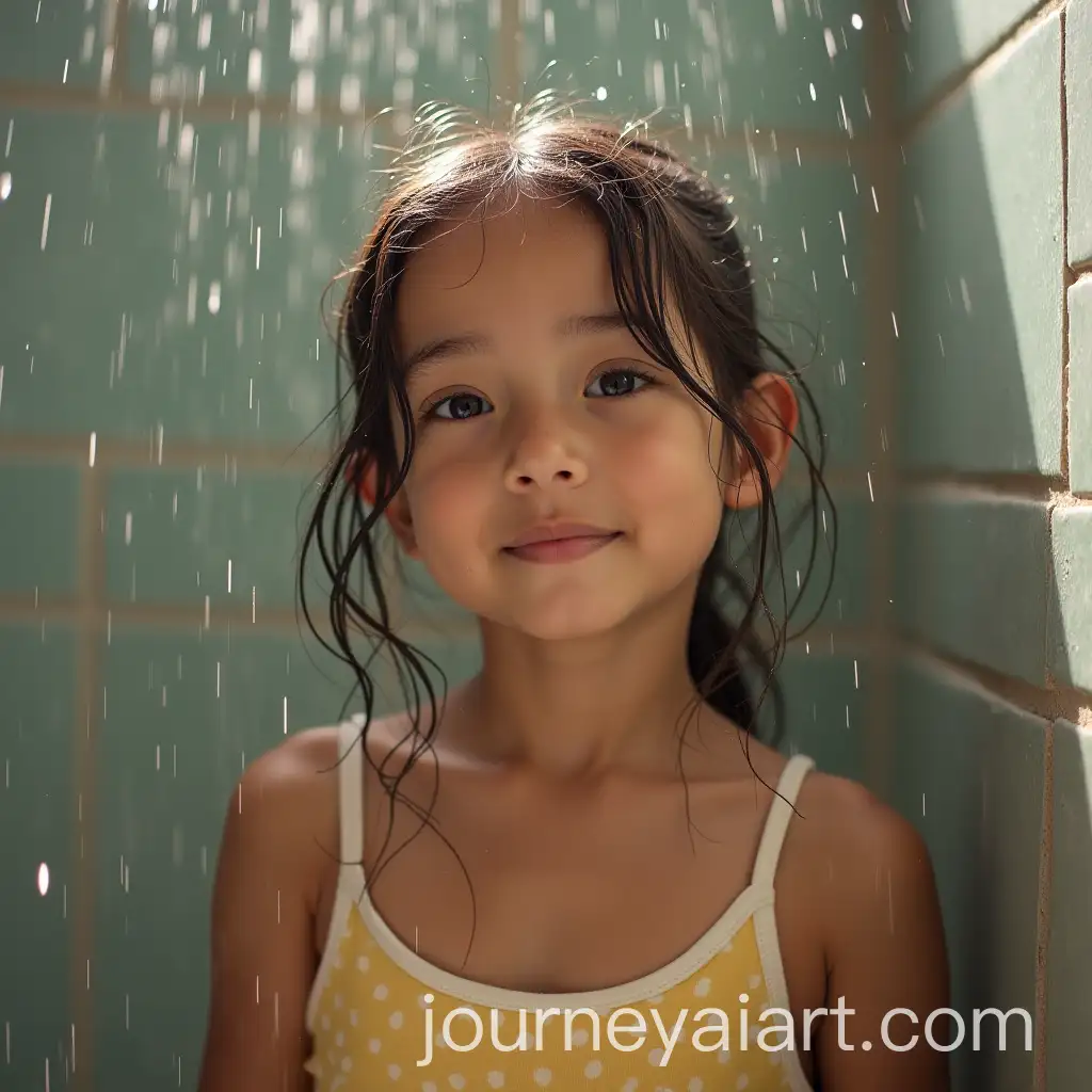 Young-Girl-in-a-Shower-with-Soft-Water-Spray