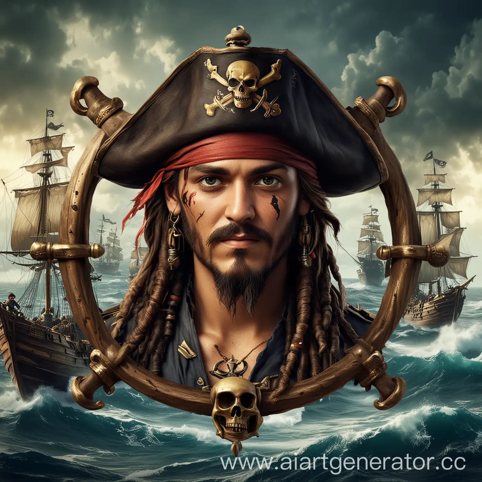 PirateThemed-Avatar-with-Sea-and-Ship-Background