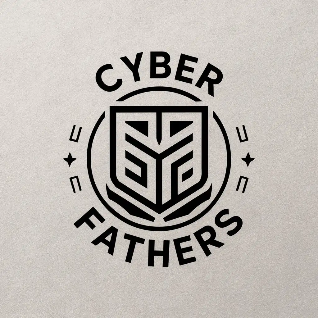 LOGO-Design-For-Cyber-Fathers-Vector-Logo-with-Dota-2-Theme-and-Clear-Background