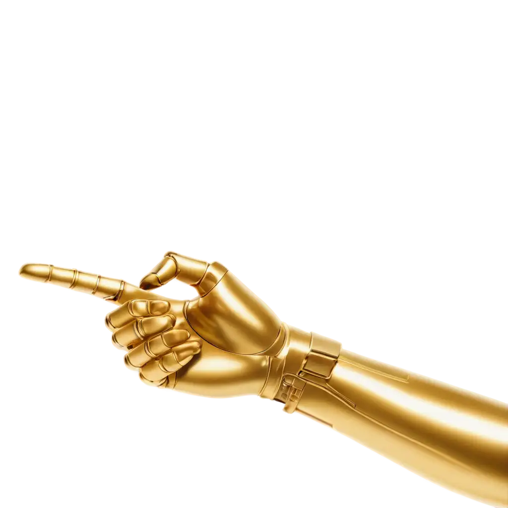 Hand-of-Technology-Gold-Robot-PNG-Image-for-HighQuality-Visual-Content