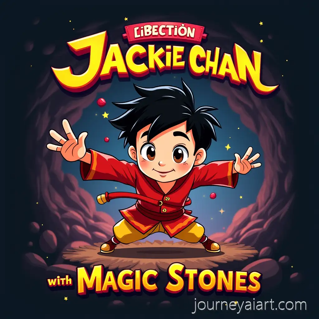 Realistic-3D-Title-Design-forRealistic-3D-title-design-Jackie-Chan-Adventures-Featuring-Magic-Stones
