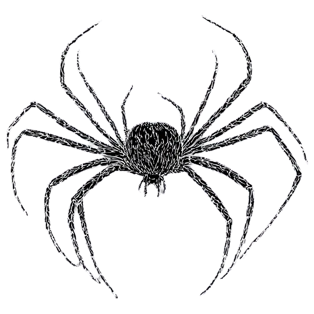 HighQuality-PNG-Image-Intricate-Black-and-White-Line-Drawing-of-a-Spider