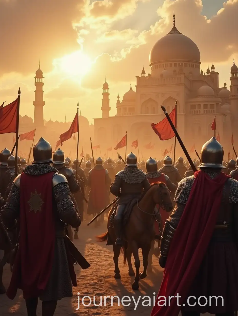 Fierce-Battle-Between-Muslims-and-Crusaders-in-a-Medieval-Setting