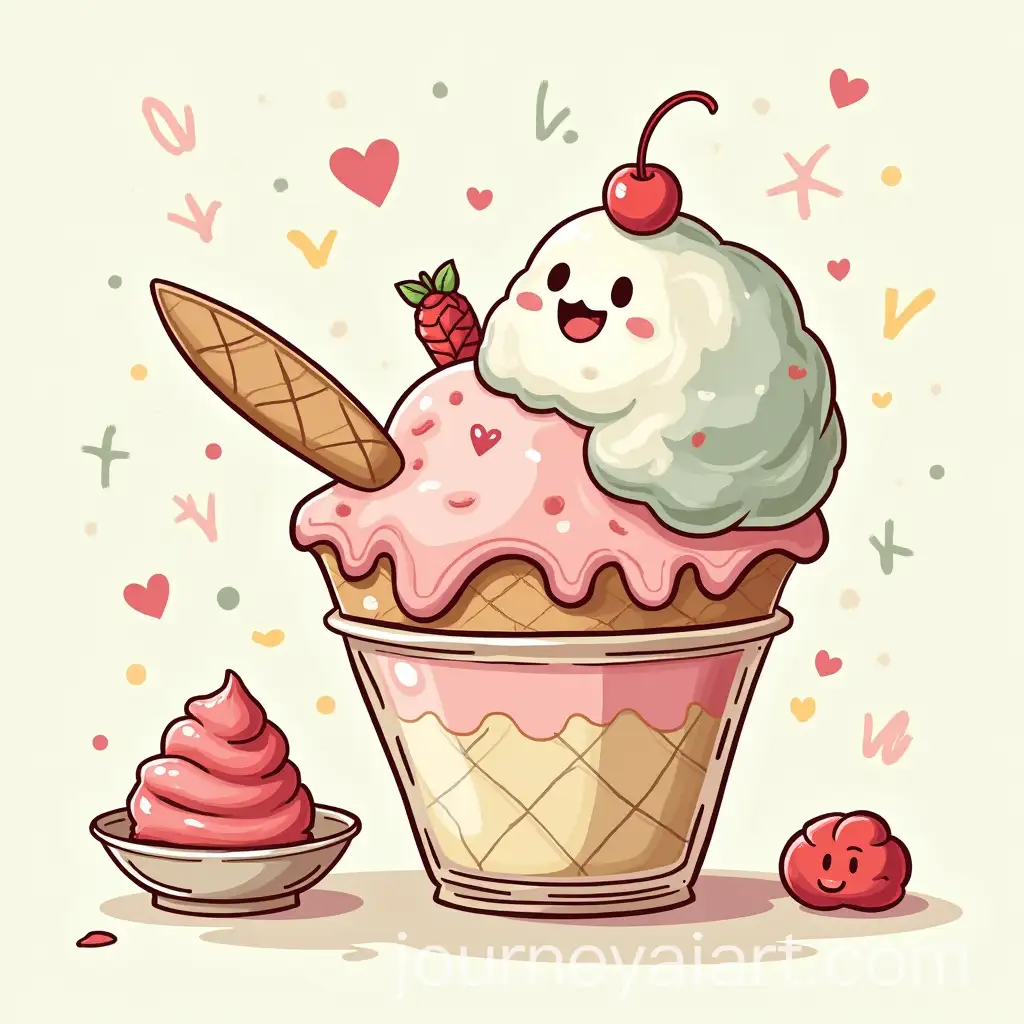Notion-Style-Illustration-of-Ice-Cream-Day