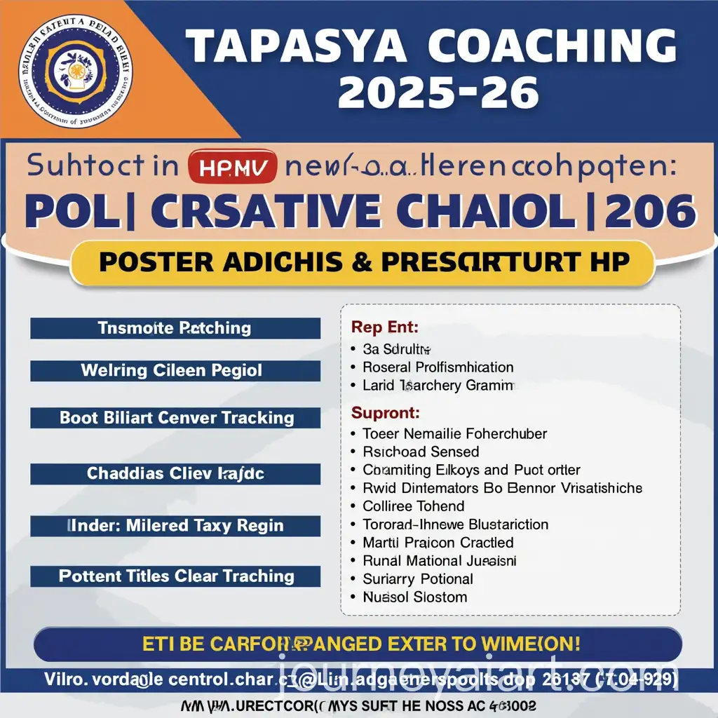 TAPASYA-Coaching-Classes-Admission-Poster-for-202526-with-Professional-Design