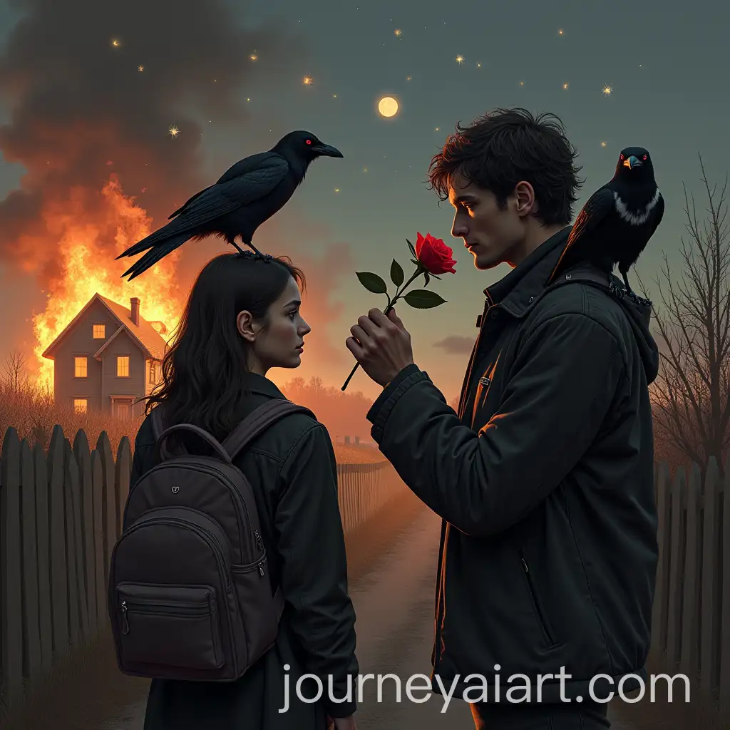 Mysterious-Scene-of-Justice-and-Revenge-A-Burning-House-with-Symbolic-Elements