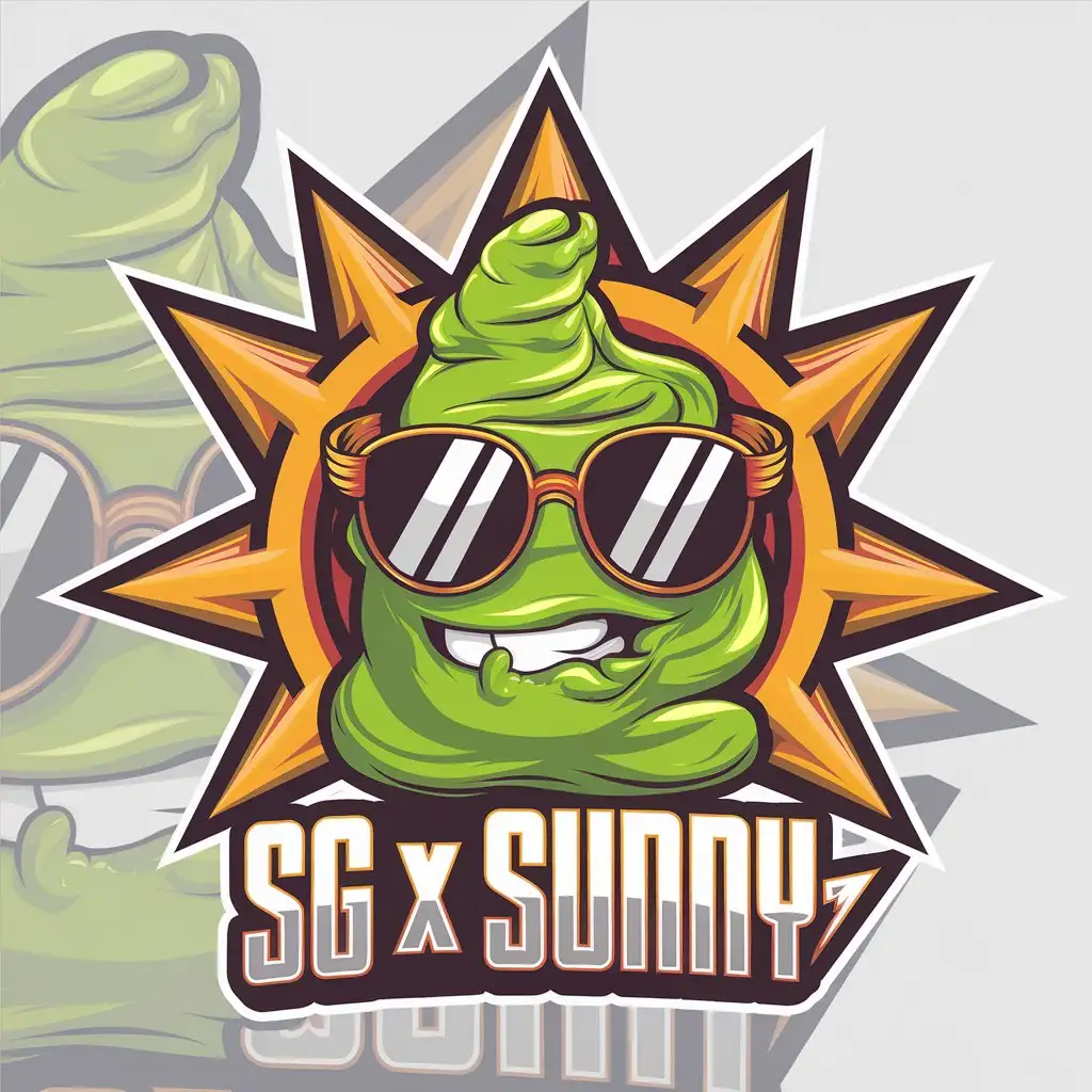 LOGO Design for sG x SUNNY Slime Symbol with Complex Style for Entertainment Industry