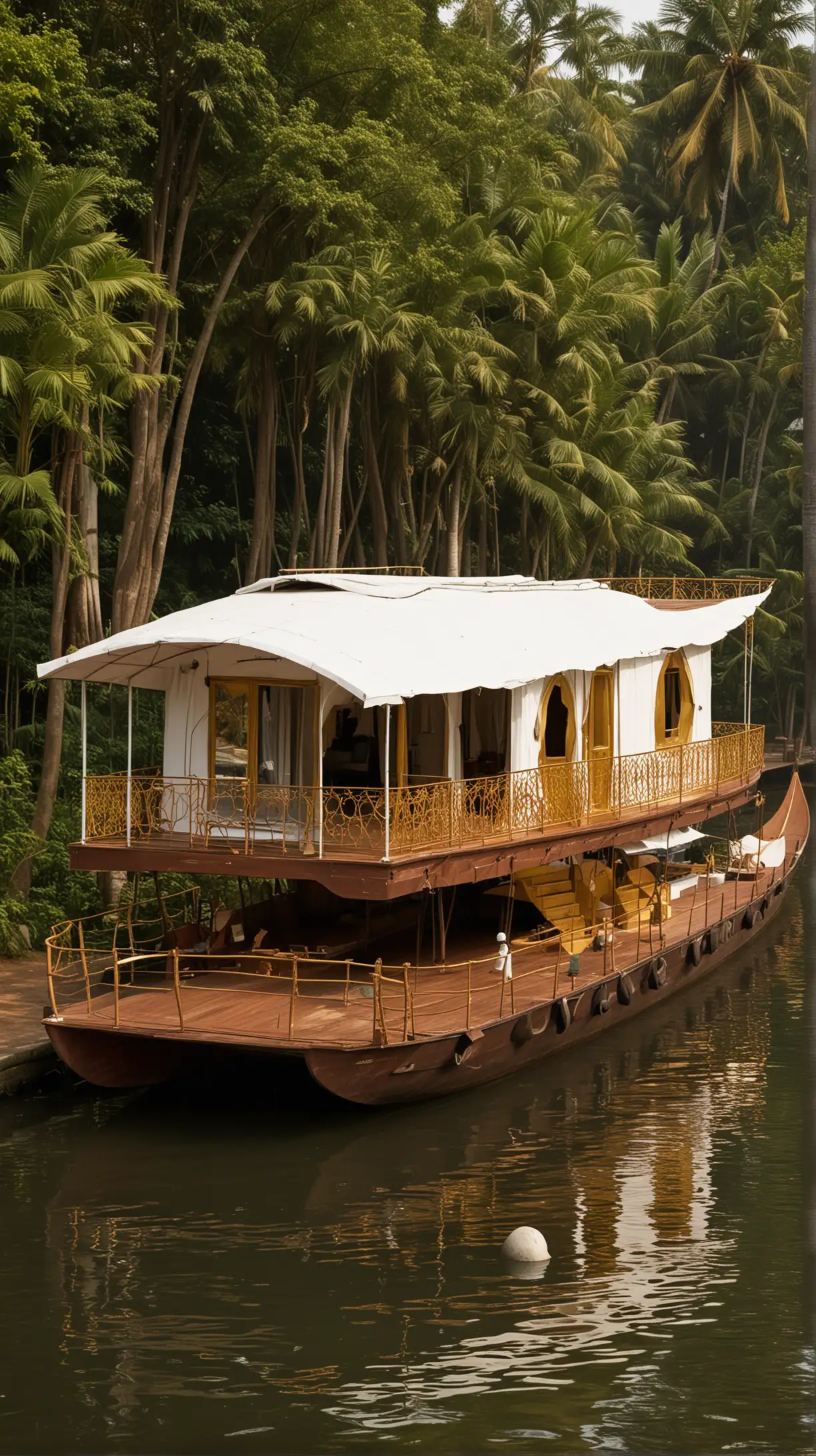 Floating Pavilions for Kochi Biennale Contemporary Kerala Houseboat Design