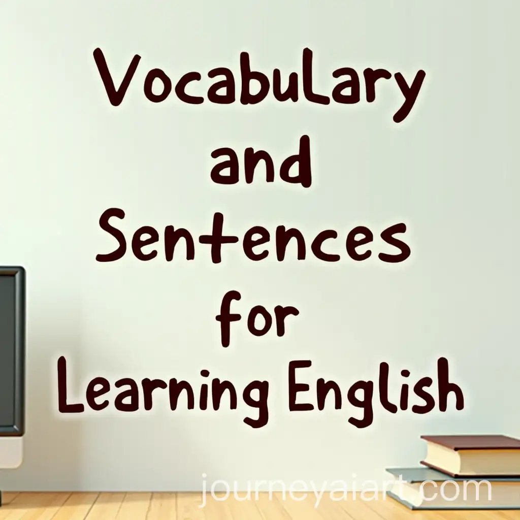 Learning-English-Vocabulary-and-Sentences-for-Beginners-Educational-SeriesAI-Image-Prompt-Expansion
