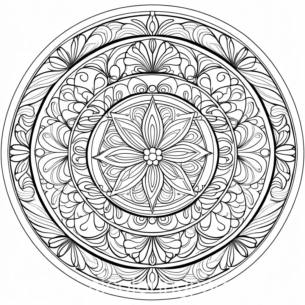 Intricate-Floral-and-Geometric-Mandala-Coloring-Page-for-Adults