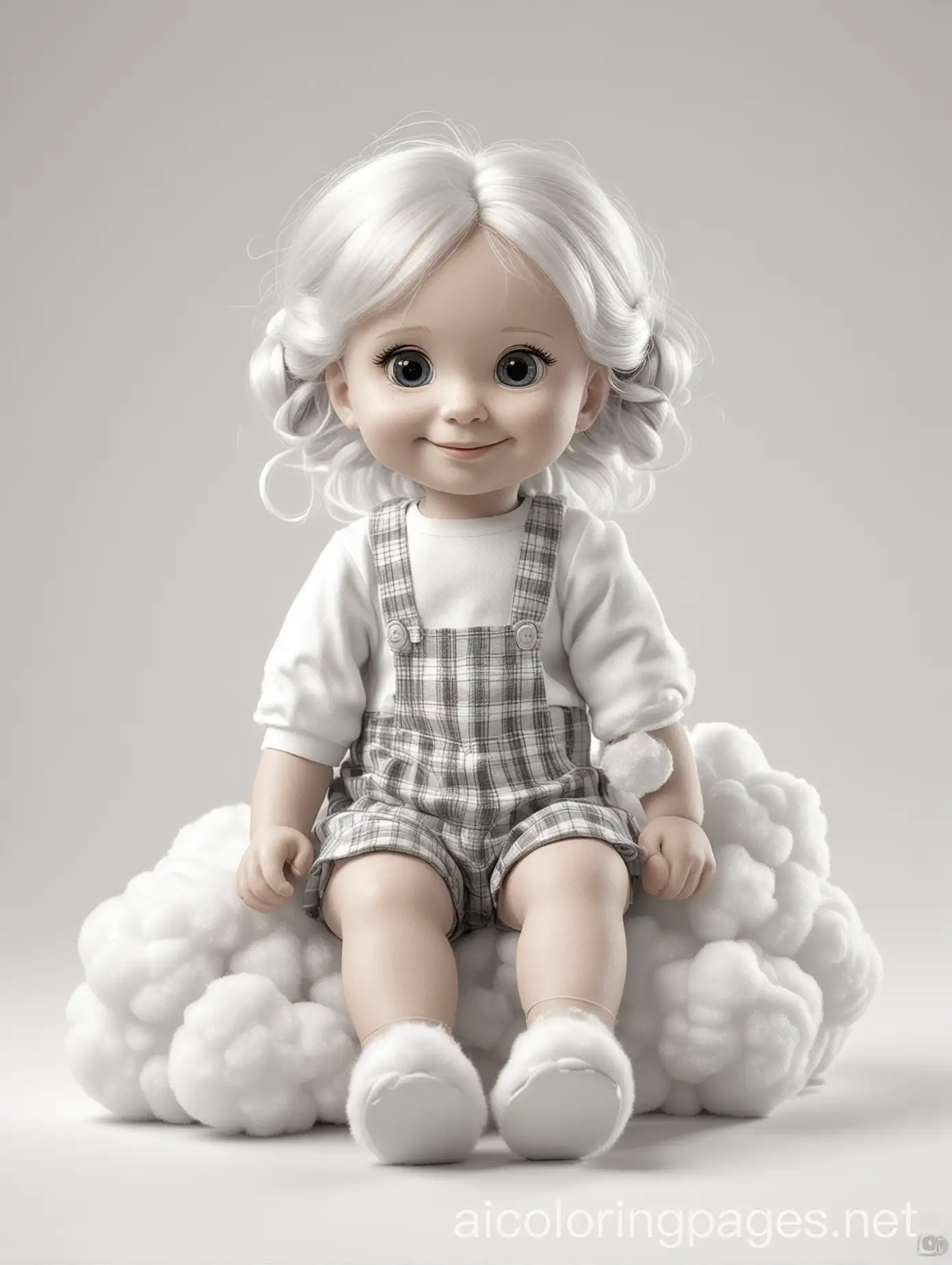 Realistic-Doll-Coloring-Page-with-Smiling-Alabaster-Doll