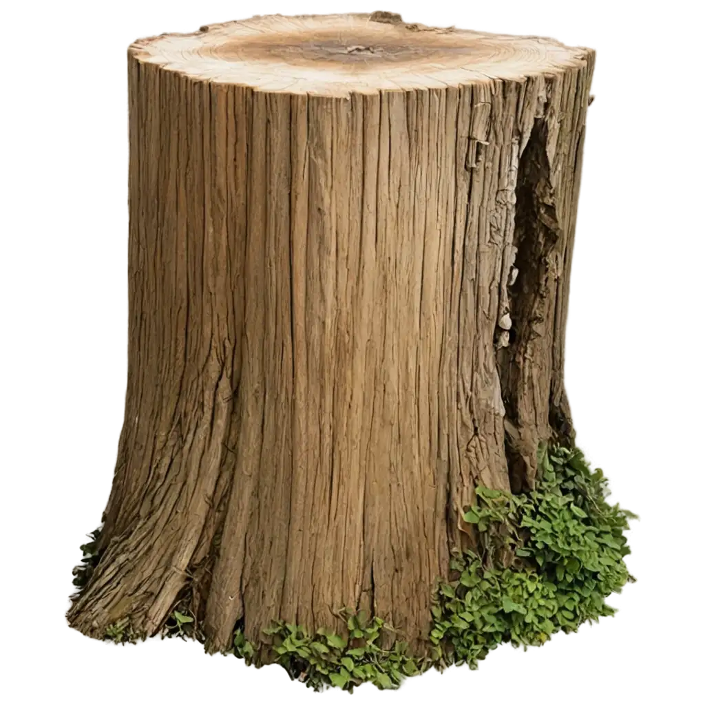 Hewn-Stump-PNG-Image-for-Nature-and-RusticThemed-Designs