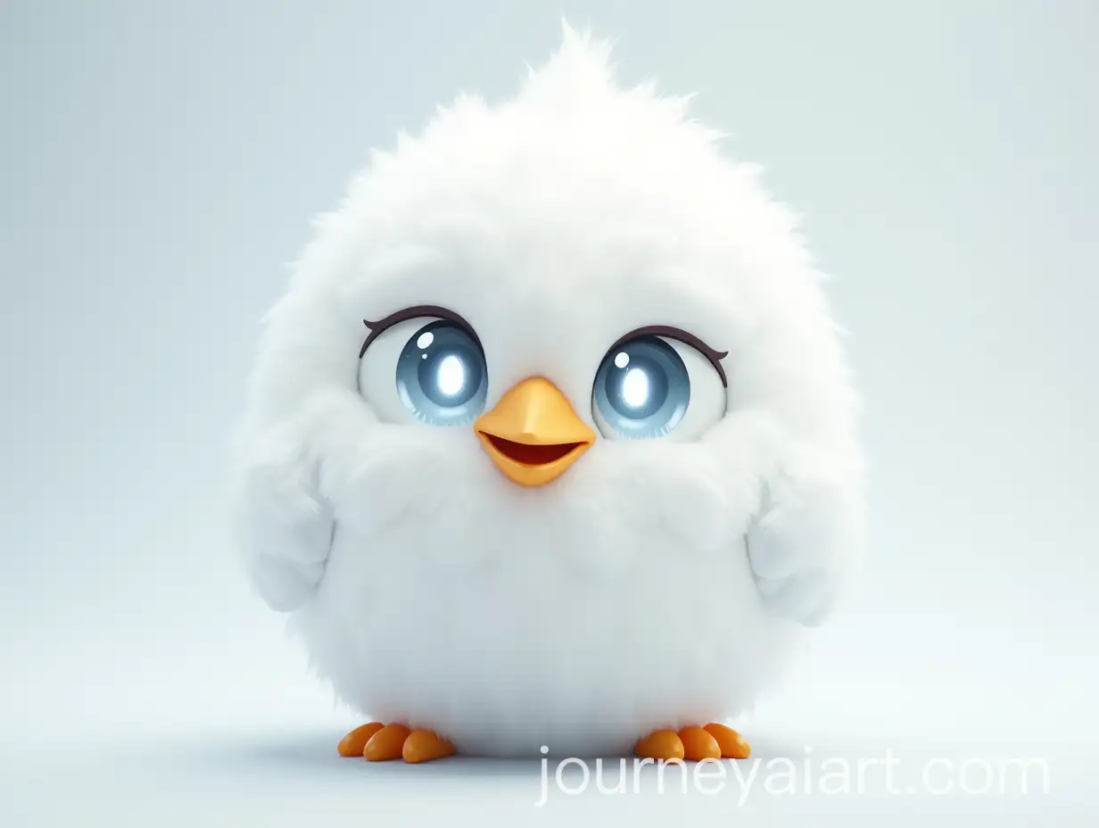 Round-Fluffy-White-Character-with-Magical-Eyes-and-Plush-Texture