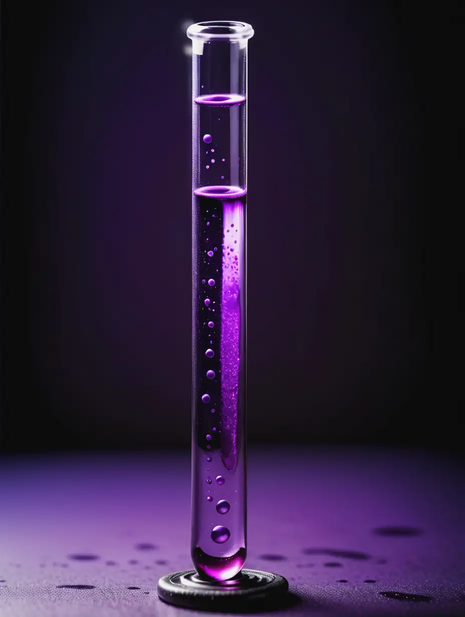 Mystical-Transparent-Purple-Liquid-in-a-Small-Test-Tube