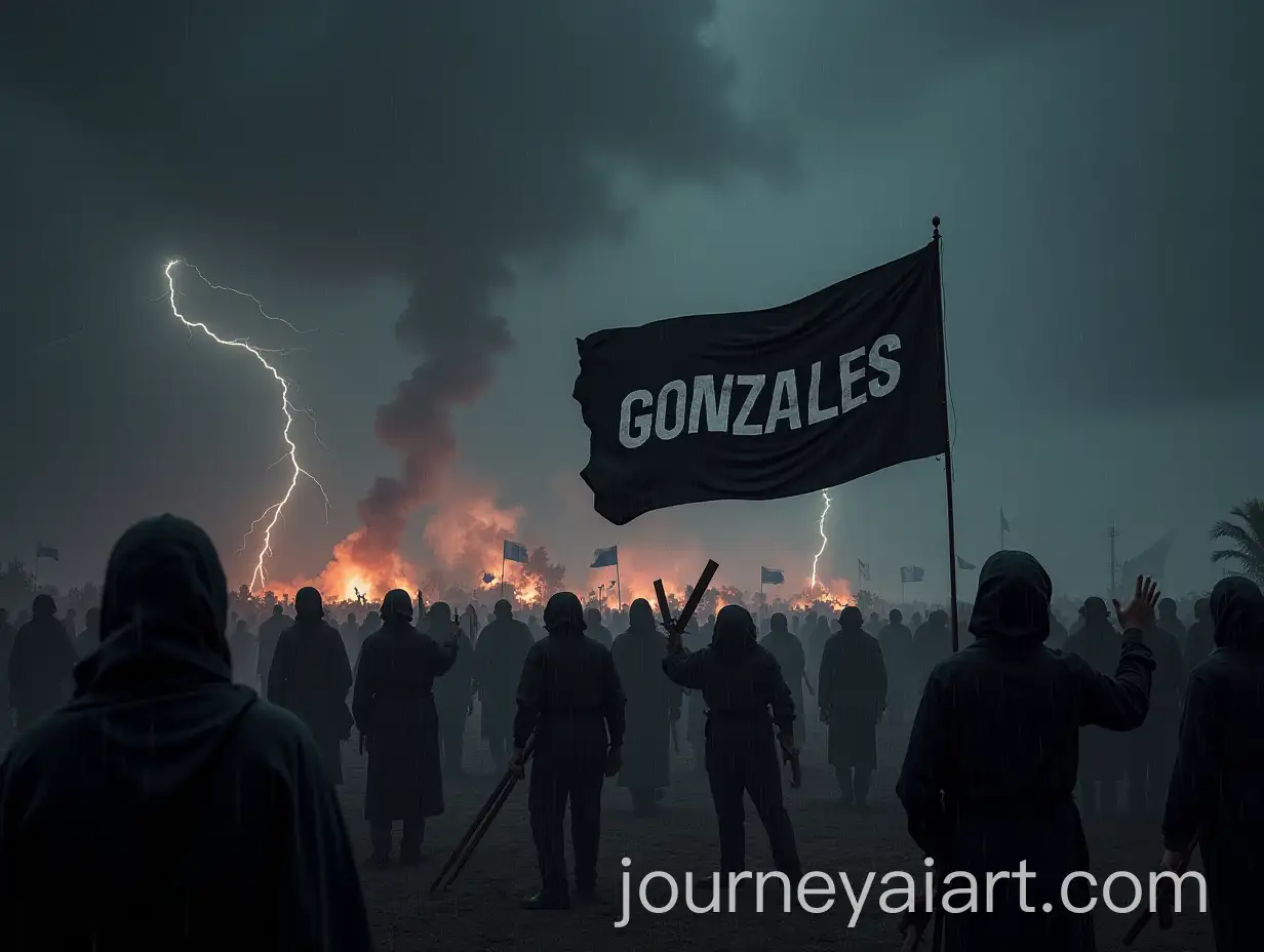 Battlefield-Showdown-in-Stormy-Weather-Gonzales-Flag-Amidst-the-Chaos