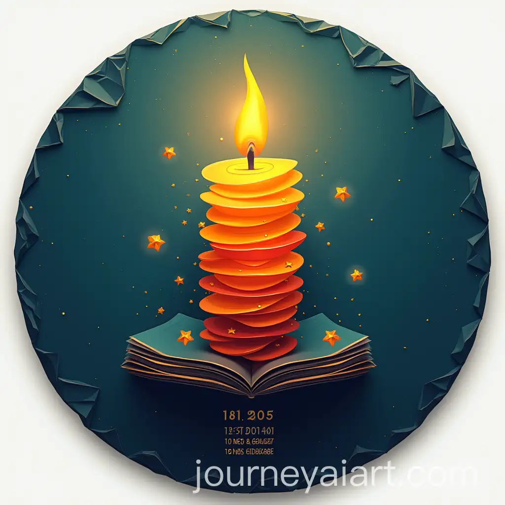 Minimalist-Logo-with-Glowing-Candle-and-Calendar-Symbolizing-Continuity