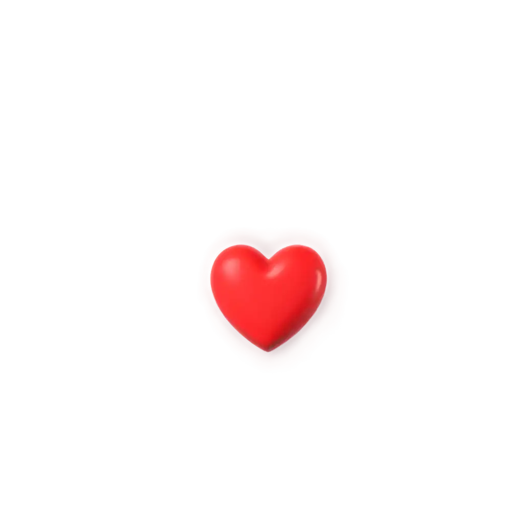 Create-a-3D-Heart-Icon-PNG-for-Social-Network-Profiles