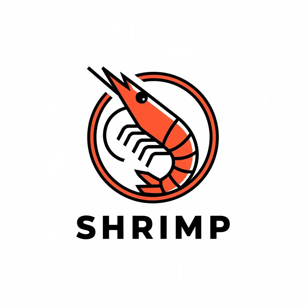 LOGO Design for Shrimp Vector Art with a Modern Twist