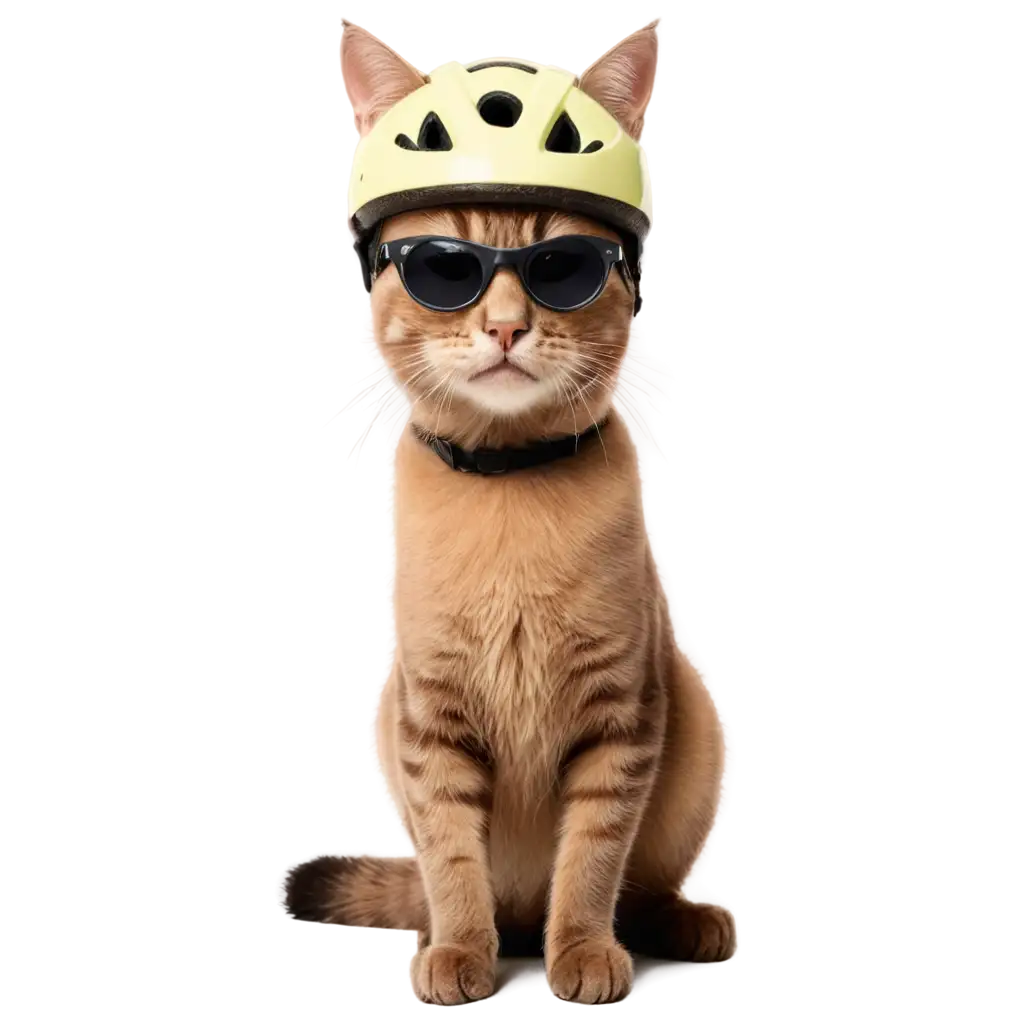 Cat-with-Black-Glasses-and-Cyclist-Helmet-PNG-Perfect-for-Creative-Projects-and-Graphics