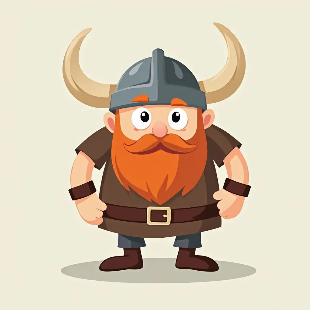 Funny-Looking-Friendly-Viking-in-Cartoon-Style