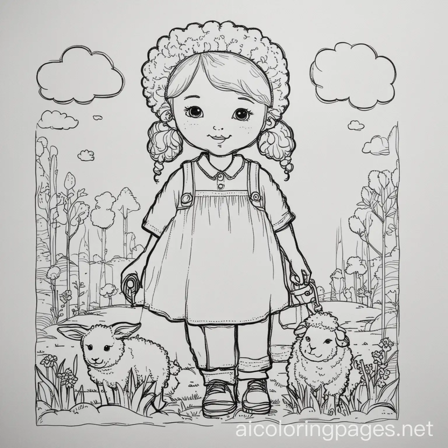 Simple-Black-and-White-Coloring-Page-for-Kids-EasytoColor-Line-Art