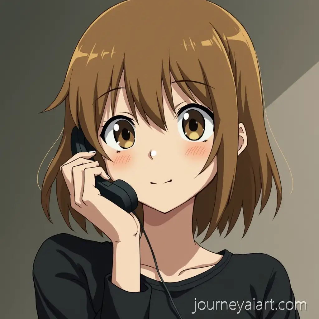 Misa-Amane-from-Death-Note-Talking-on-Phone-in-Flat-Anime-Style