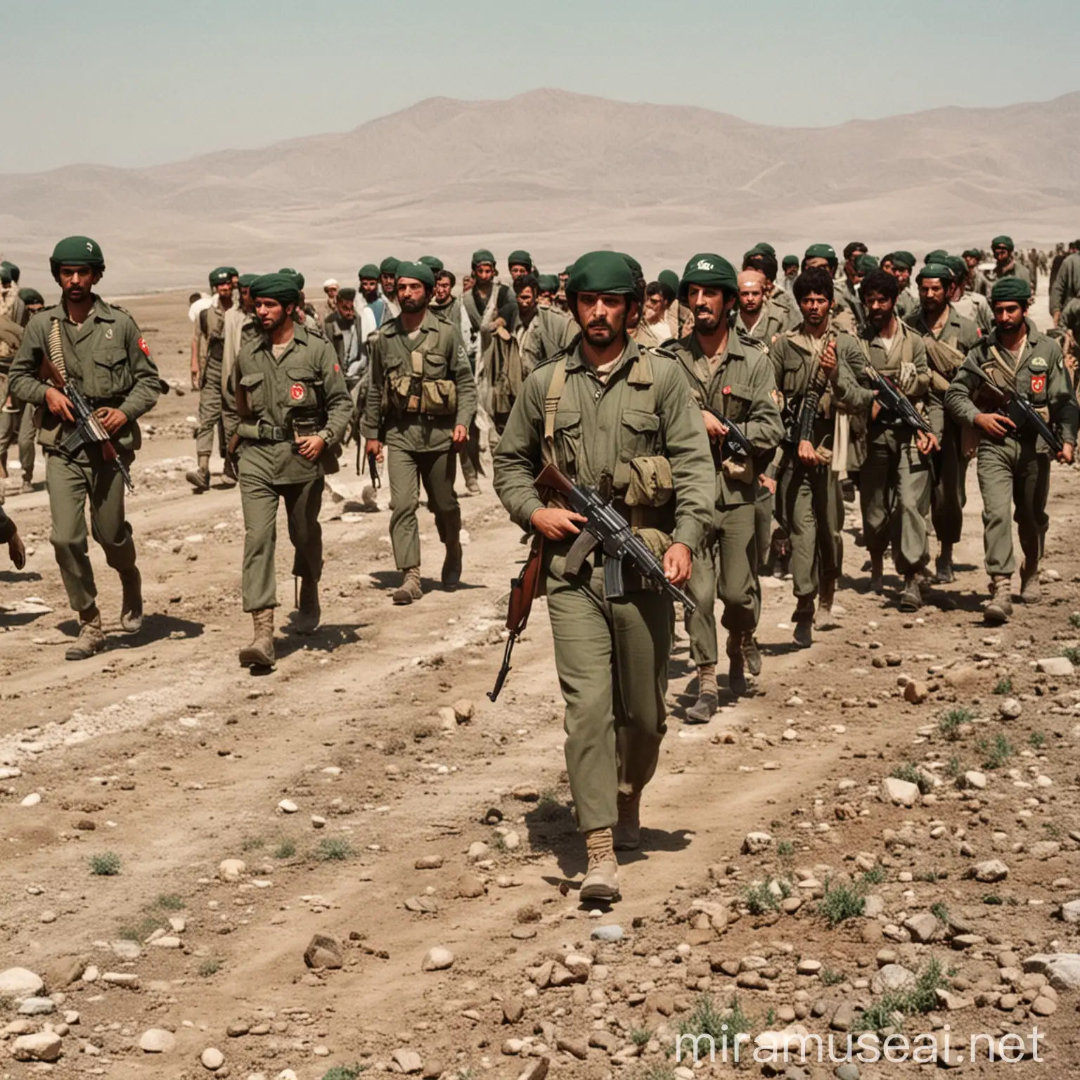 Iranian Soldiers in Operation SamenolAemeh 1981