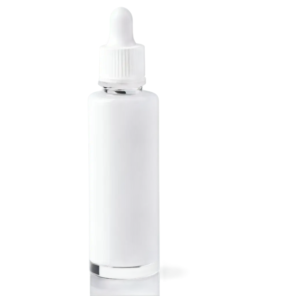 Serum-Dropper-Bottle-PNG-Image-HighQuality-White-Colour-Illustration-for-Versatile-Usage