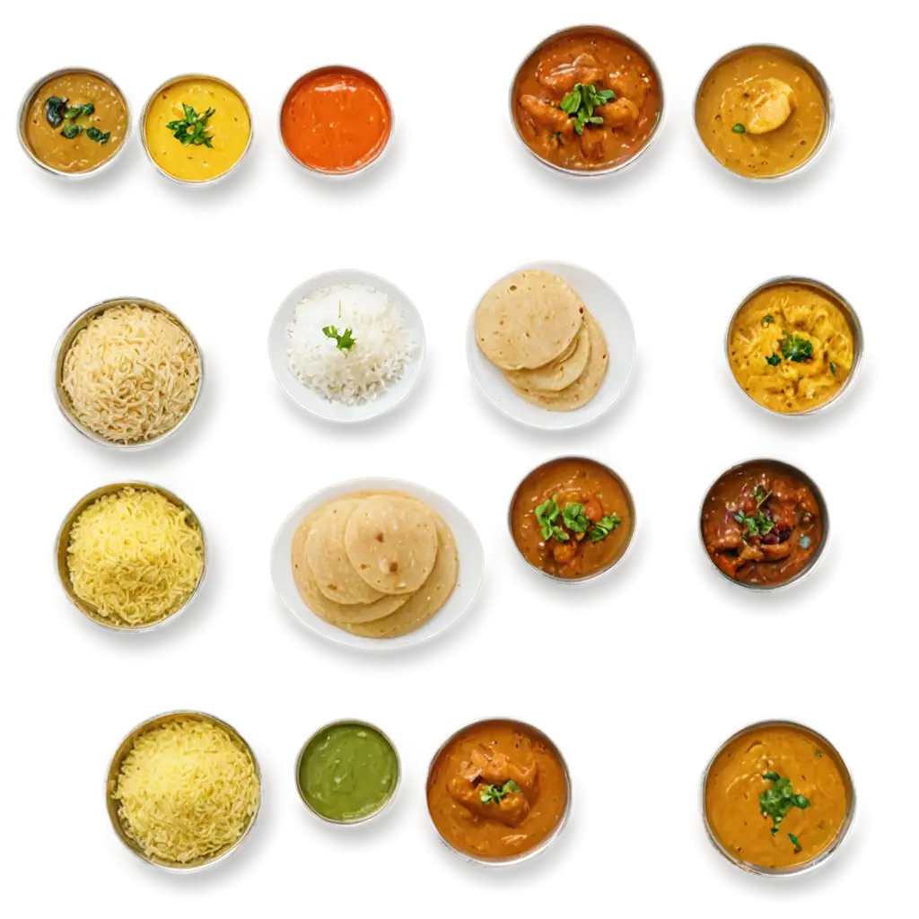 South-Indian-Food-Top-View-PNG-HighQuality-Image-for-Culinary-Cultural-Contexts