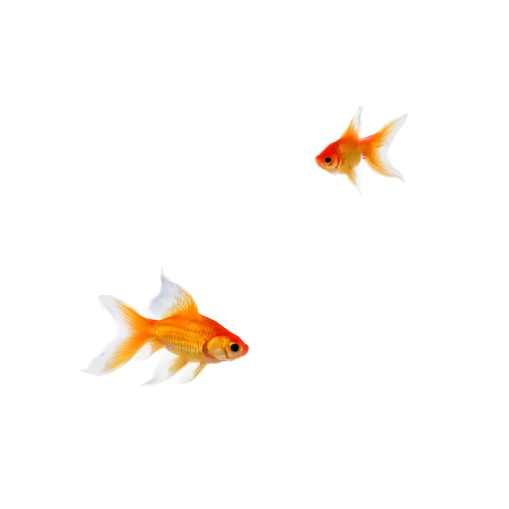 goldfish swim in an aquarium