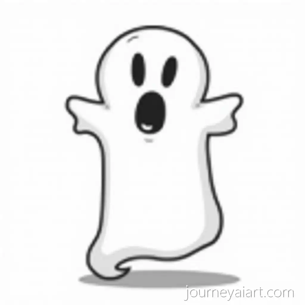 Cartoon-Ghost-in-1930s-RubberHose-Style-with-BlackandWhite-Vintage-Shading