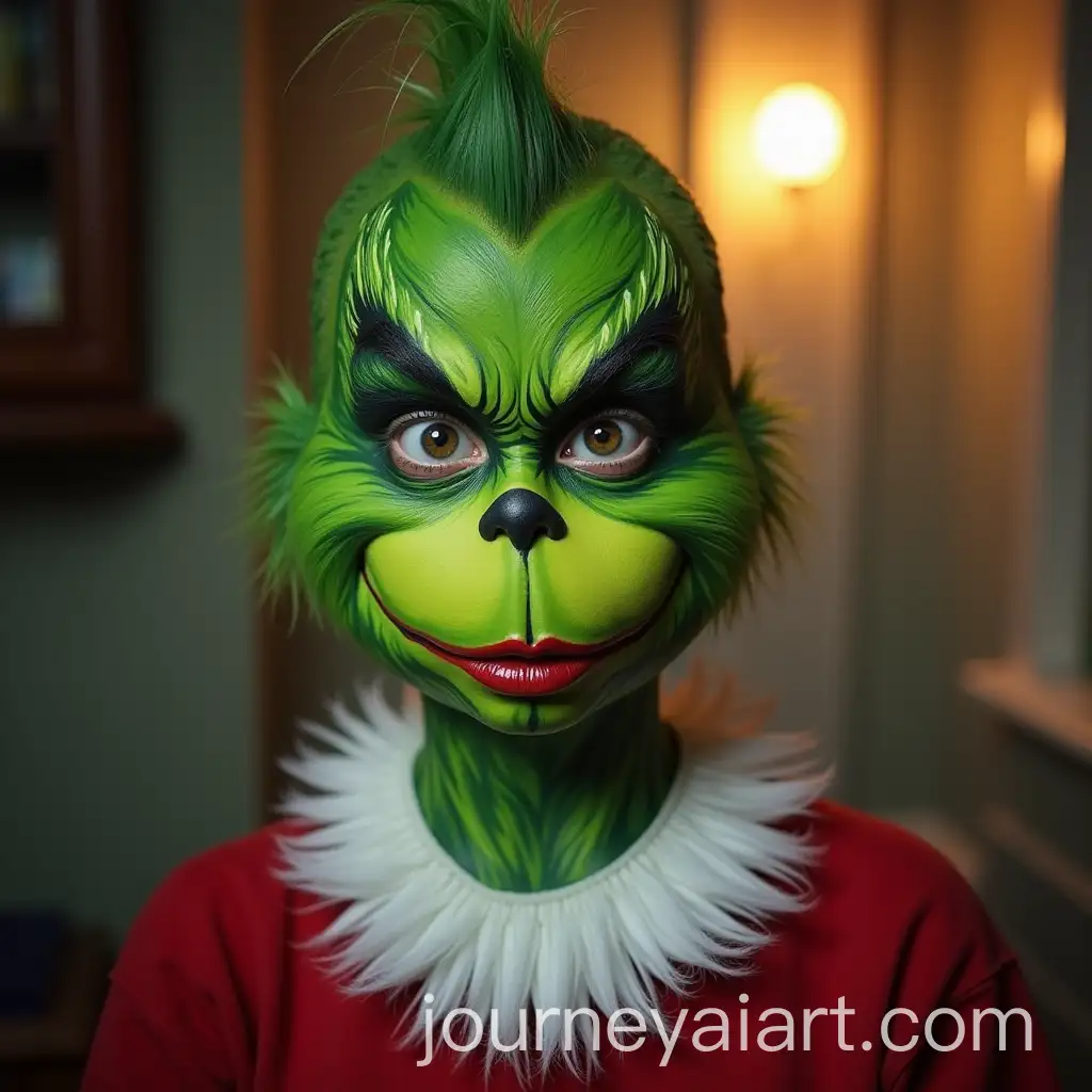 GrinchInspired-Face-Paint-Design-for-Holiday-Festivities