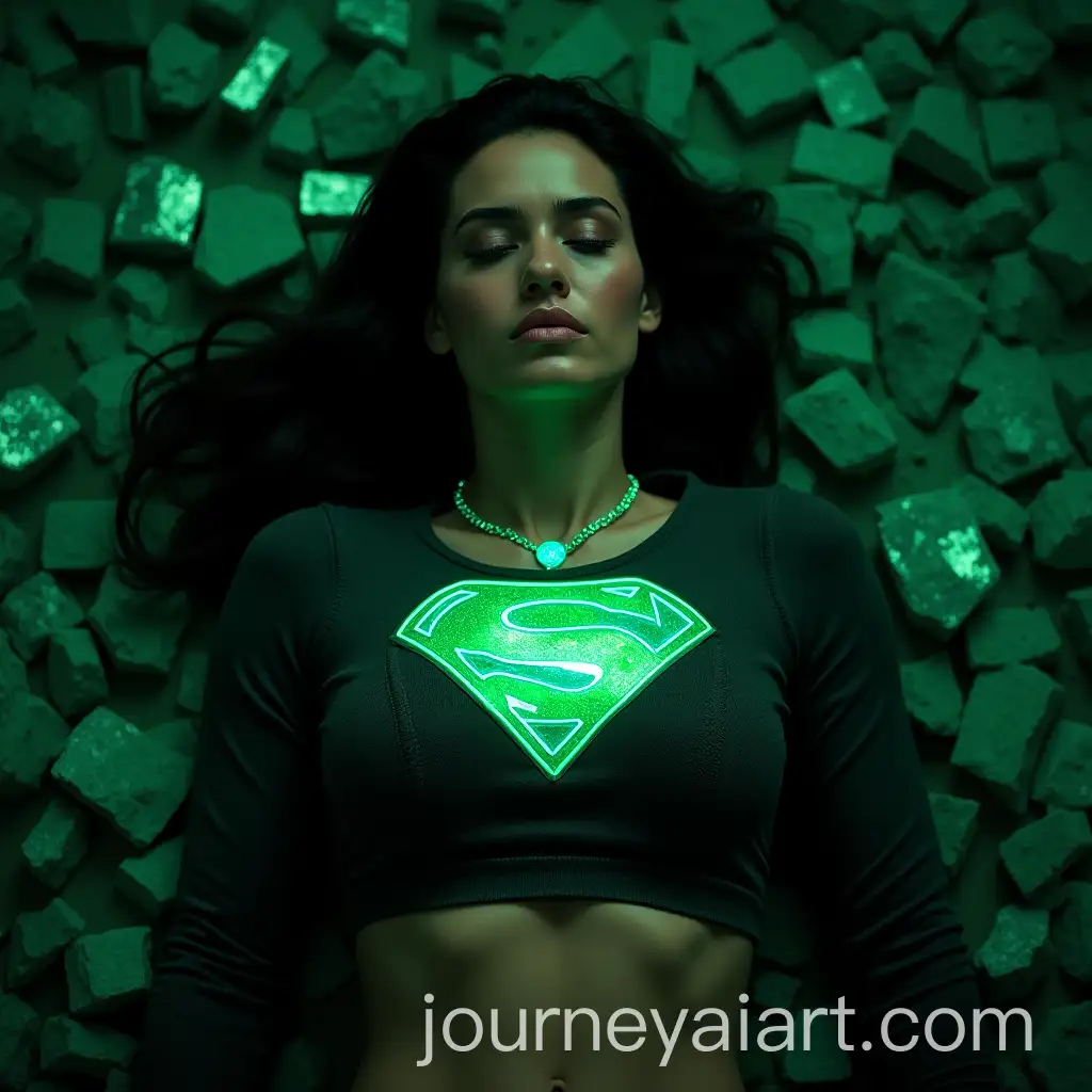 Supergirl-Overcome-by-Kryptonite-Struggling-Against-Toxic-Energy